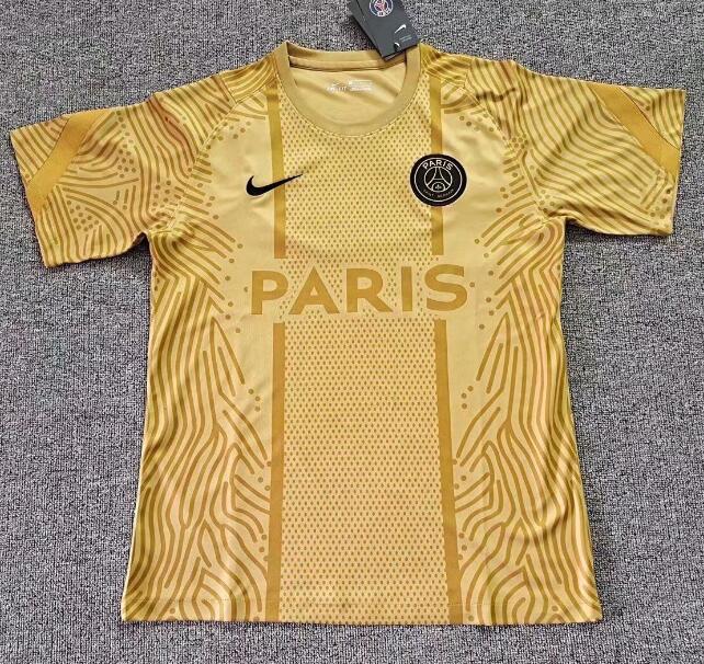 PSG Paris Golden Short Sleeve Training Shirt 2020/21